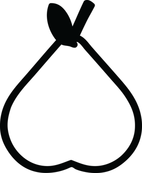 organic pear icon symbol png
