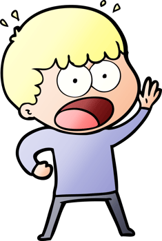 cartoon shocked man png