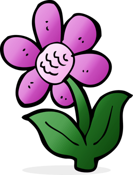 cartoon flower drawing png