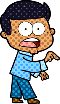 cartoon shocked man png