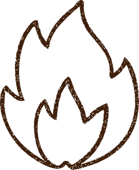 Flame Charcoal Drawing png