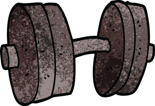 cartoon doodle weights png