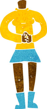 cartoon female body add photos or mix and match cartoons png