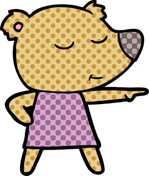 bear cartoon chraracter png