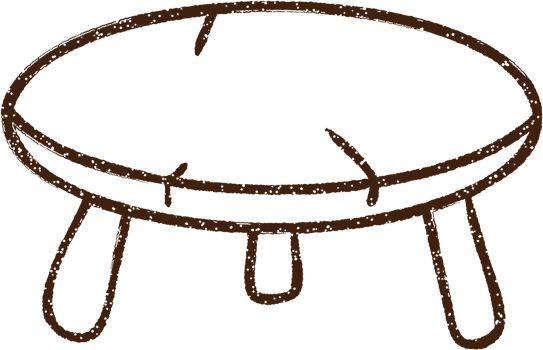 Table Charcoal Drawing png