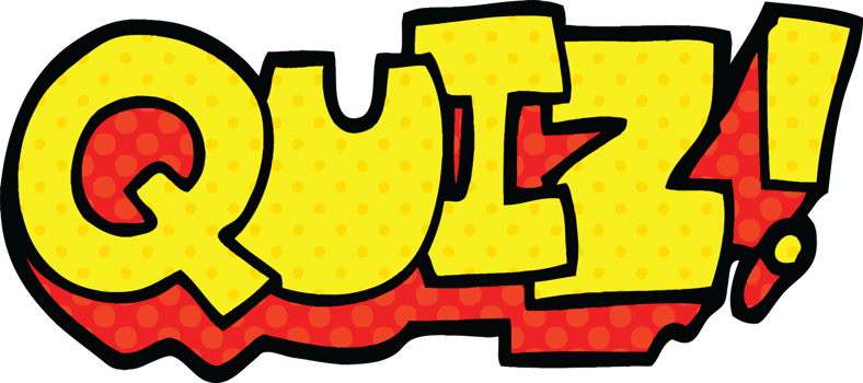 comic book style cartoon word quiz png