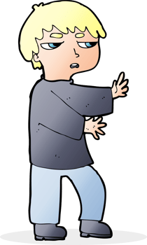 cartoon man gesturing png