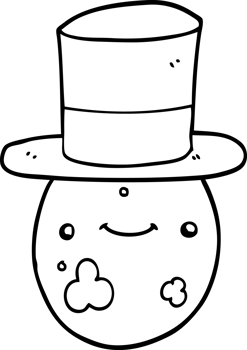 cartoon posh egg png