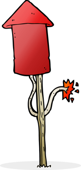 cartoon firework drawing png