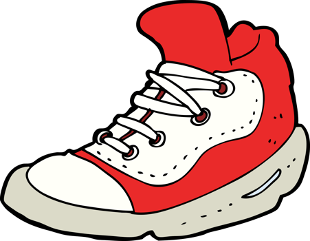 cartoon sneaker drawing png