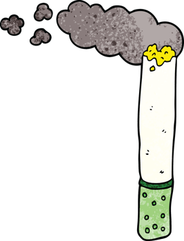 cartoon doodle cigarette png