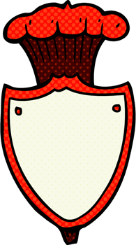cartoon heraldic shield png