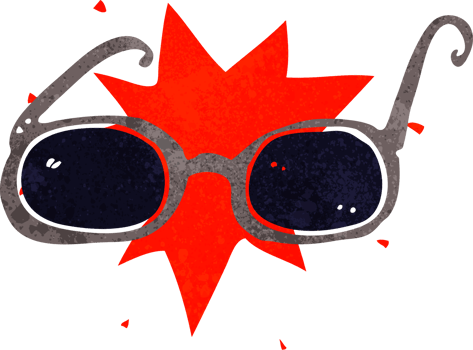 cartoon sunglasses drawing png