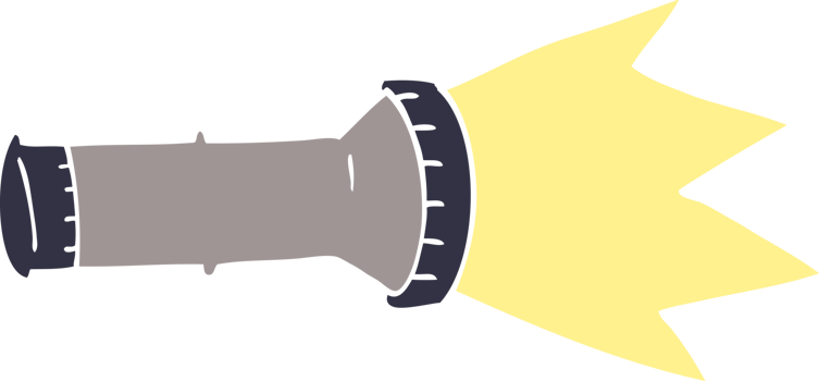 cartoon doodle torch png
