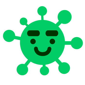 expressive eyebrow virus png
