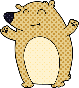happy cartoon bear png