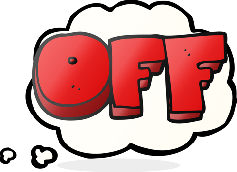 drawn thought bubble cartoon off sign png