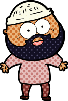 cartoon bearded man png