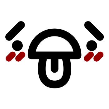 a black and white exhausted emoticon png