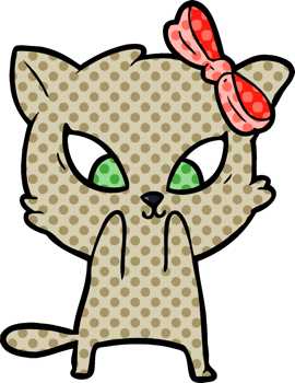 cartoon cat drawing png