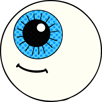 cartoon eyeball drawing png