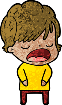 cartoon woman talking png