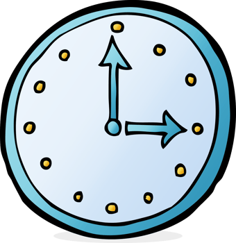 cartoon clock symbol png