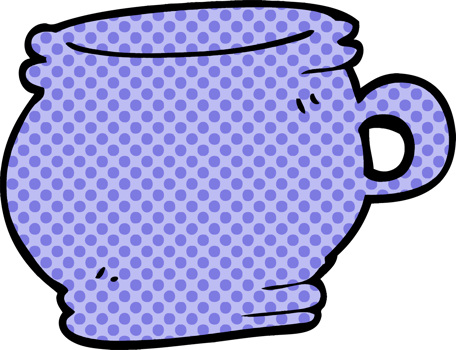 cartoon doodle cup png