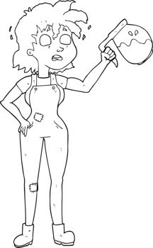 too much coffee    drawn black and white cartoon png