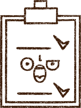Clipboard Charcoal Drawing png