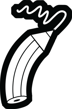 png icon illustration of a pencil drawing a line