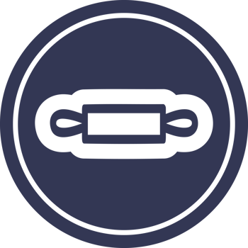 rolling pin circular icon symbol png