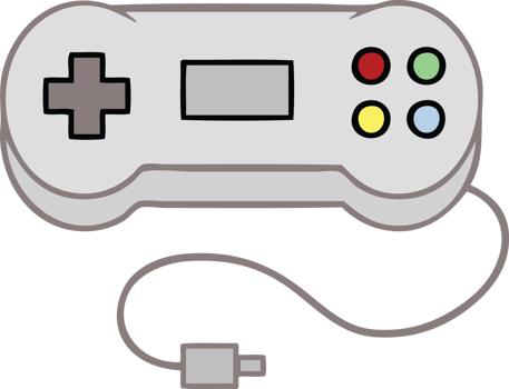 cute cartoon of a game controller png