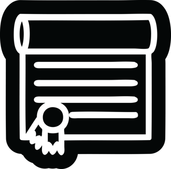 diploma certificate icon symbol png