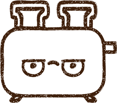 Toaster Charcoal Drawing png
