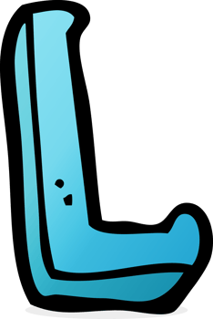 cartoon letter L png