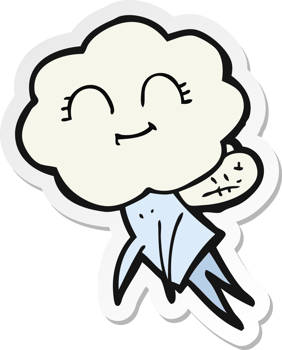 sticker of a cartoon magical creature png