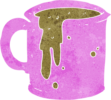 cartoon coffee mug png
