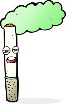 cartoon happy cigarette png