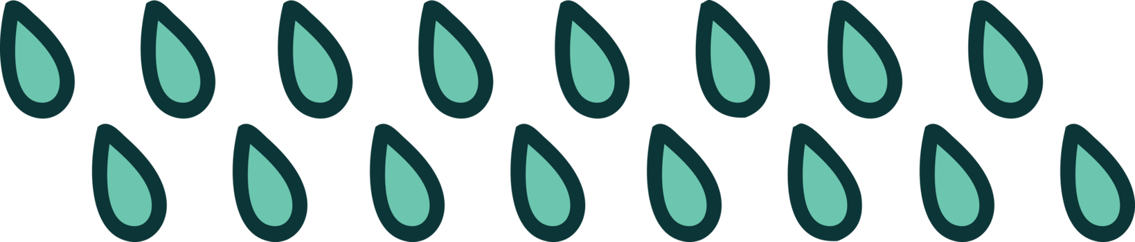 iconic tattoo style image of rain drops png