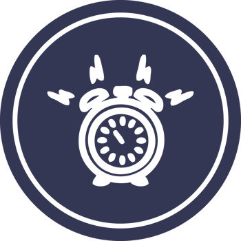 alarm clock circular icon symbol png