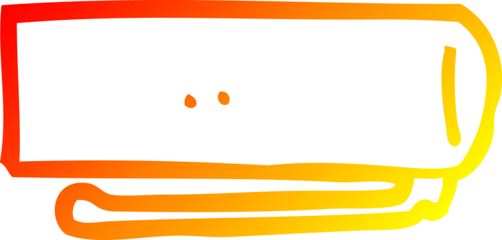 warm gradient line drawing of a cartoon pen lid png
