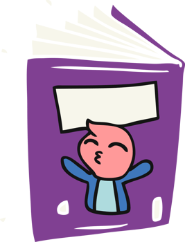 hand drawn cartoon doodle of a magazine png