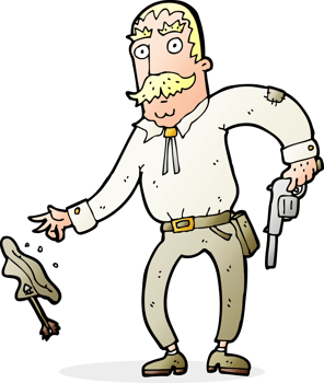 cartoon wild west cowboy png