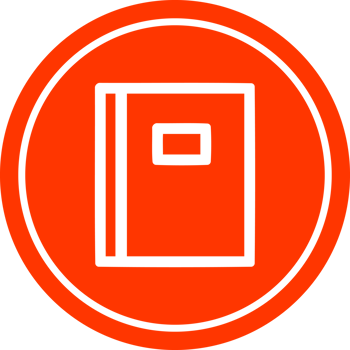 note book circular icon symbol png