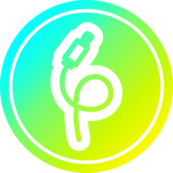 electrical plug circular icon with cool gradient finish png