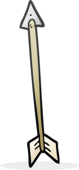 hand drawn cartoon arrow png