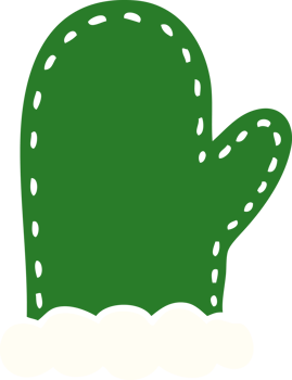 cartoon doodle oven mitts png