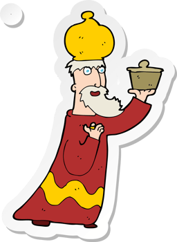 sticker of a one of the three wise men png