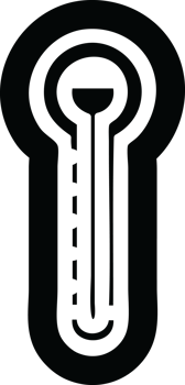 glass thermometer icon symbol png